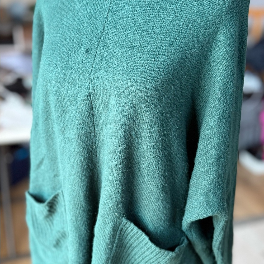 LOFT Green Women's Cowl Neck Sweater